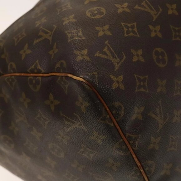 LOUIS VUITTON Monogram Keepall 55 Boston Bag M41424 LV Auth 139639 - Picture 5 of 16